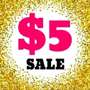 Closet clear out $5 sale starting Friday, November 11, 2022!